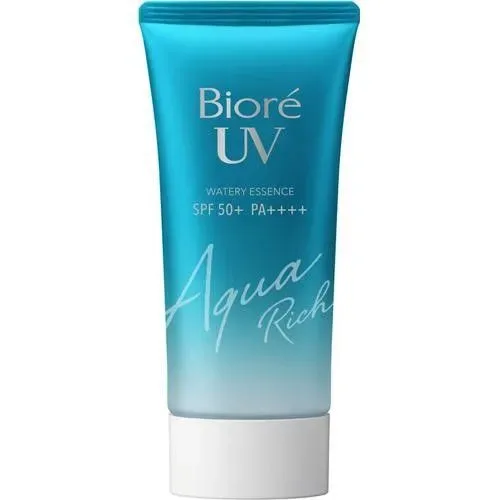 Bioré UV Aqua Rich Watery Essence SPF50+ PA++++, front of the tube