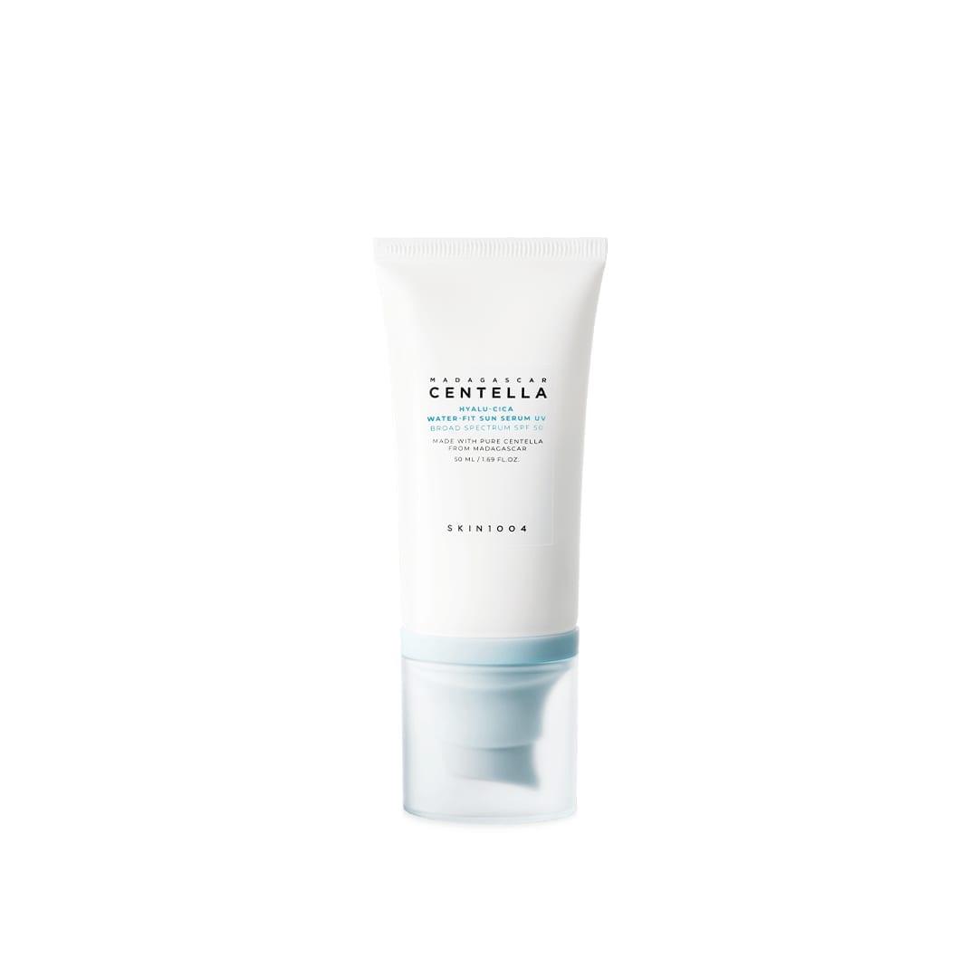 SKIN1004 Centella Hyalu-Cica Water-Fit Sun Serum SPF50+ PA++++ — front of the bottle